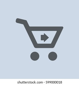 Cart Icon Vector flat design style