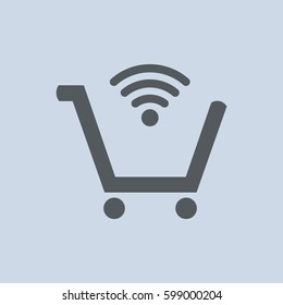 Cart Icon Vector flat design style