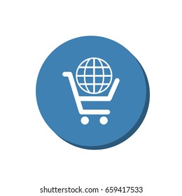 Cart Icon Vector flat design style