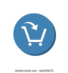 Cart Icon Vector flat design style