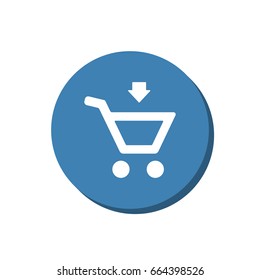 Cart Icon Vector flat design style