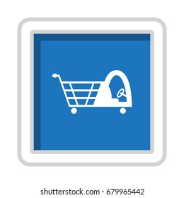 Cart Icon Vector flat design style