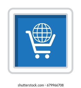 Cart Icon Vector flat design style