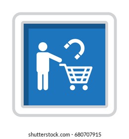 Cart Icon Vector flat design style