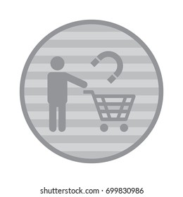 Cart Icon Vector flat design style