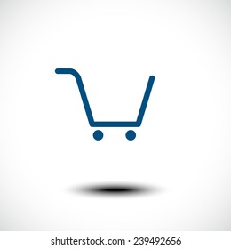 Cart icon. Vector illustration
