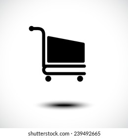Cart icon. Vector illustration