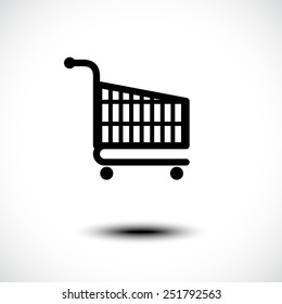 Cart icon. Vector illustration