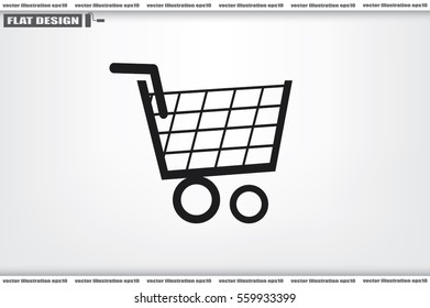 cart icon vector illustration.