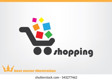 Cart icon vector illustration eps10.