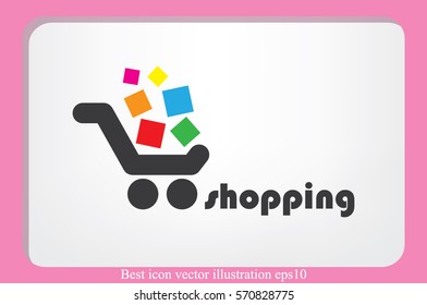 Cart icon vector illustration eps10.