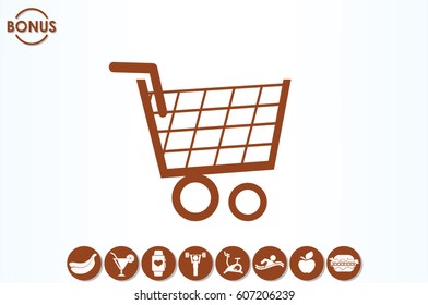cart icon vector illustration eps10.