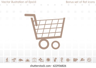 cart icon vector illustration eps10.