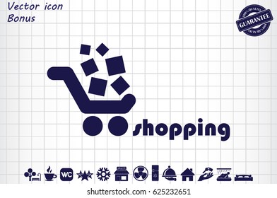 Cart icon vector illustration eps10.