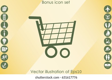 cart icon vector illustration eps10.