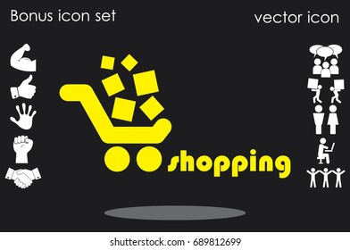 Cart icon vector illustration eps10.