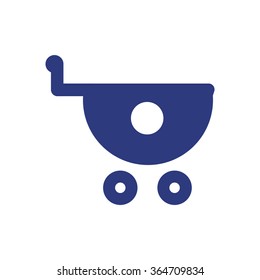   cart icon, vector illustration  Flat design  