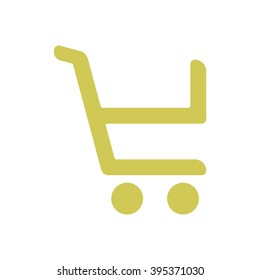  Cart  icon, vector illustration. Flat design style