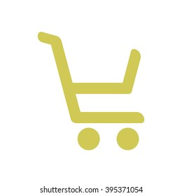  Cart  icon, vector illustration. Flat design style