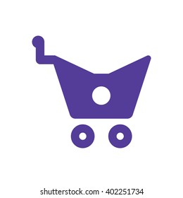  Cart  icon, vector illustration. Flat design style
