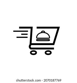cart icon vector illustration logo template for many purpose. Isolated on white background.