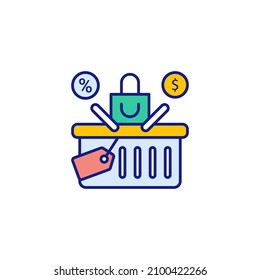 cart icon in vector. Logotype