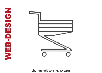 Cart Icon Vector, portfolio author web-design