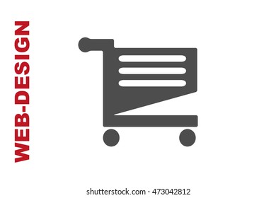 Cart Icon Vector, portfolio author web-design