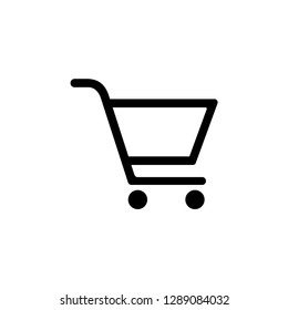 Cart icon vector. Shopping cart vector