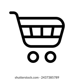 Cart Icon Vector Symbol Design Illustration
