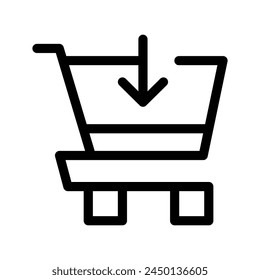 Cart Icon Vector Symbol Design Illustration