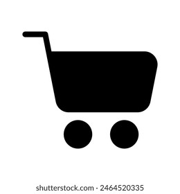 Icono de Carrito Ilustración de diseño de símbolo de Vector