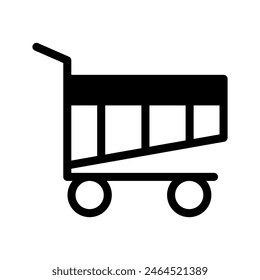 Cart Icon Vector Symbol Design Illustration