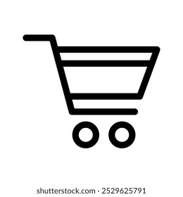 Ilustración de diseño de símbolo de Vector de icono de Carrito