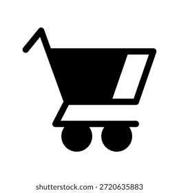 Ilustración de diseño de símbolo de Vector de icono de Carrito