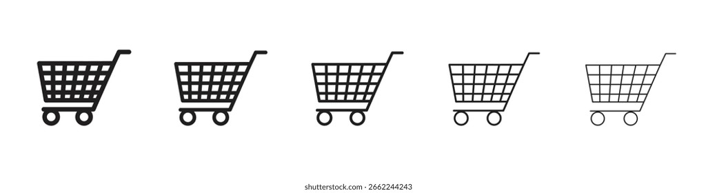 Cart icon vector, Symbol, logo illustrations