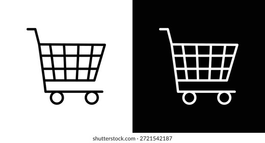 Cart icon vector, Symbol, logo illustrations