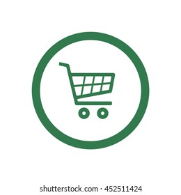  Cart  icon.Flat design.