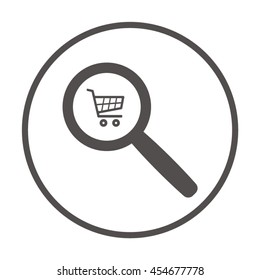  Cart  icon.Flat design.