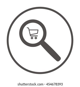  Cart  icon.Flat design.