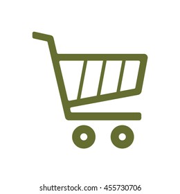  Cart  icon.Flat design.