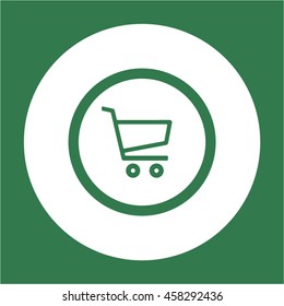  Cart  icon.Flat design.
