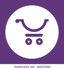  Cart  icon.Flat design.
