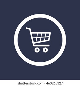  Cart  icon.Flat design.