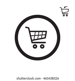  Cart  icon.Flat design.