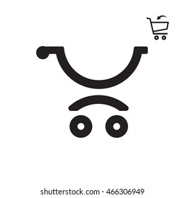 Cart  icon.Flat design.
