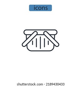 cart icons  symbol vector elements for infographic web