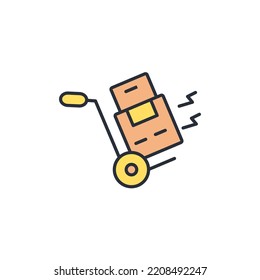 cart icons  symbol vector elements for infographic web