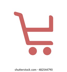  Cart  icon,vector.  Flat design.