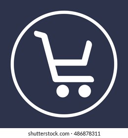  Cart  icon,vector.  Flat design.